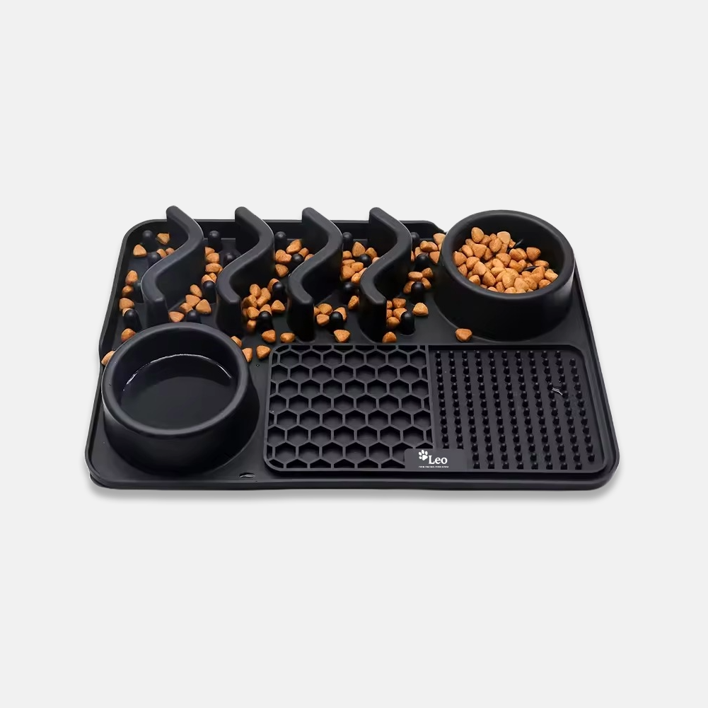 Silikon-Schleckmatte & Futterpuzzle für Hunde und Katzen